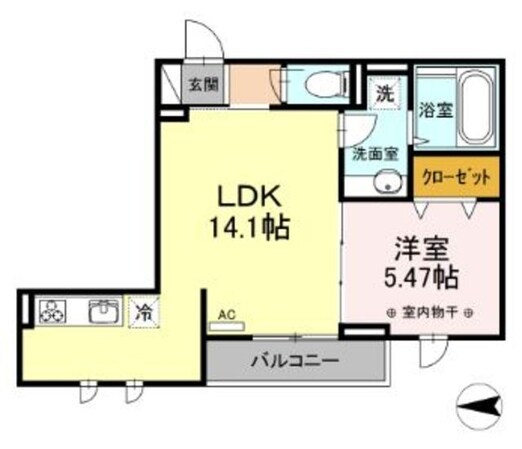 ファミユAの物件間取画像